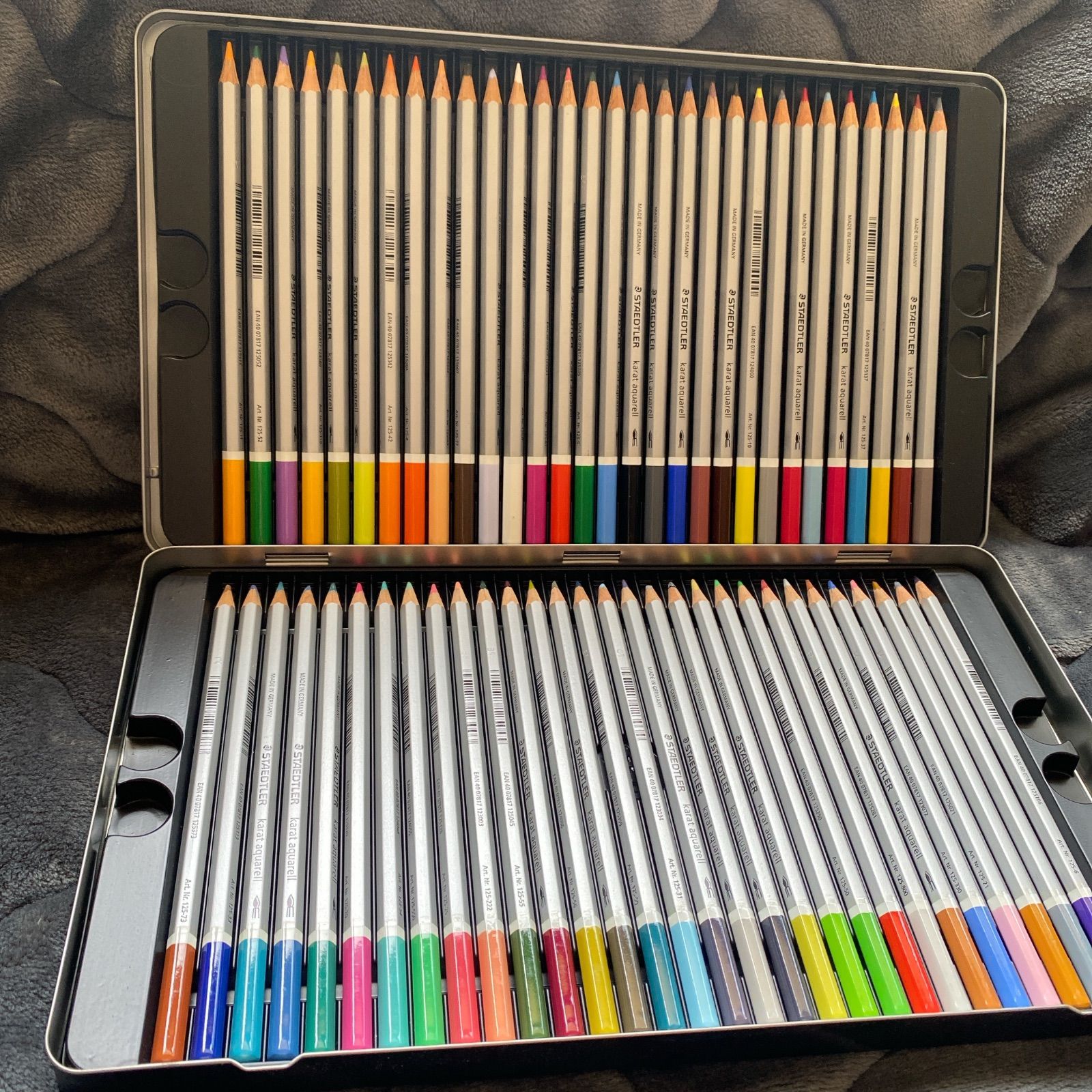 HNT1 STAEDTLER karat aquarell workshop 水彩色鉛筆 60色セット