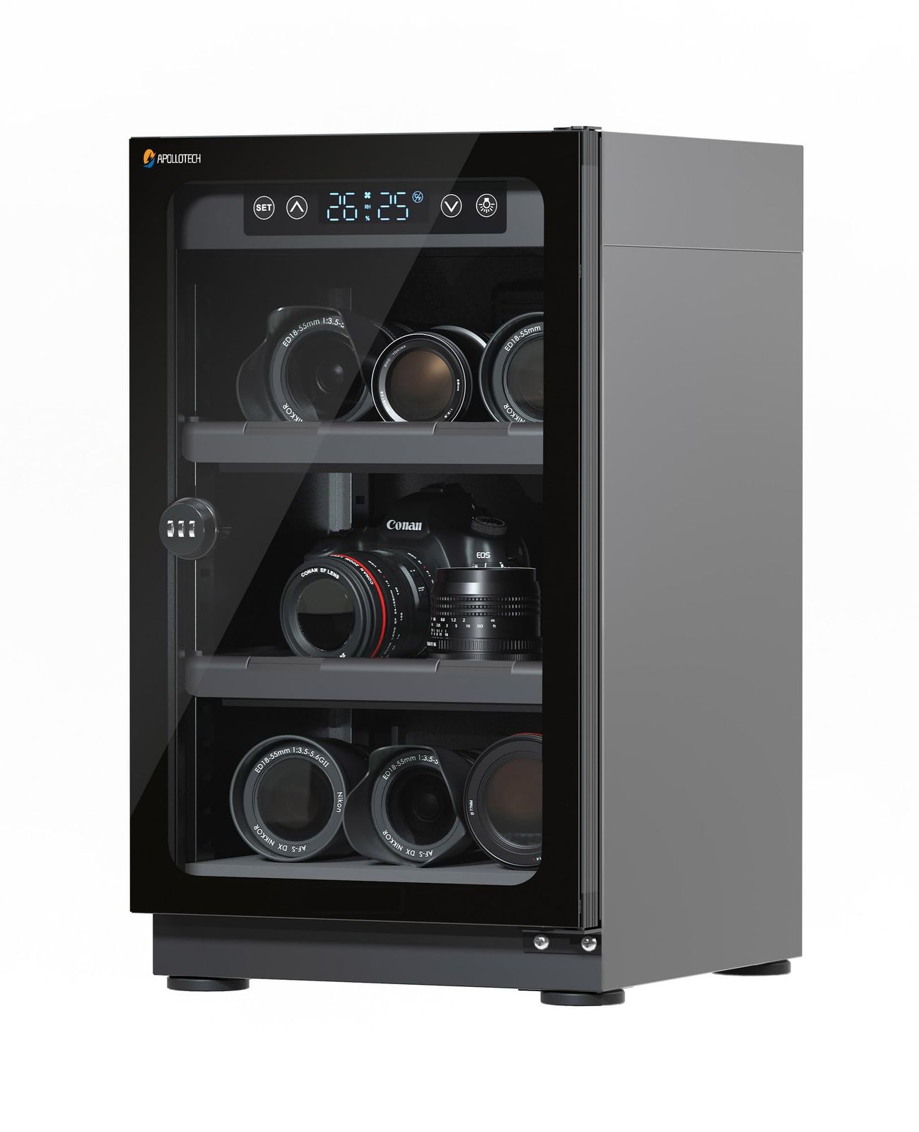 防湿庫 apollotech 防湿庫 ドライボックス カメラ防湿庫 防湿ケース カメラ