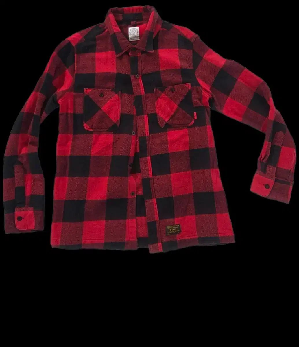 wtaps(ダブルタップス) レッド/ブラック CHECK シャツ