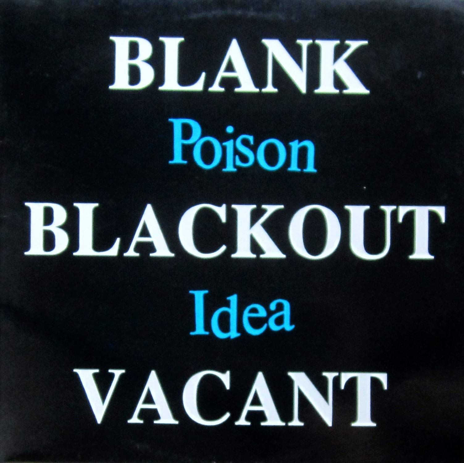【CD】Blank, Blackout, Vacant [12 inch Analog]