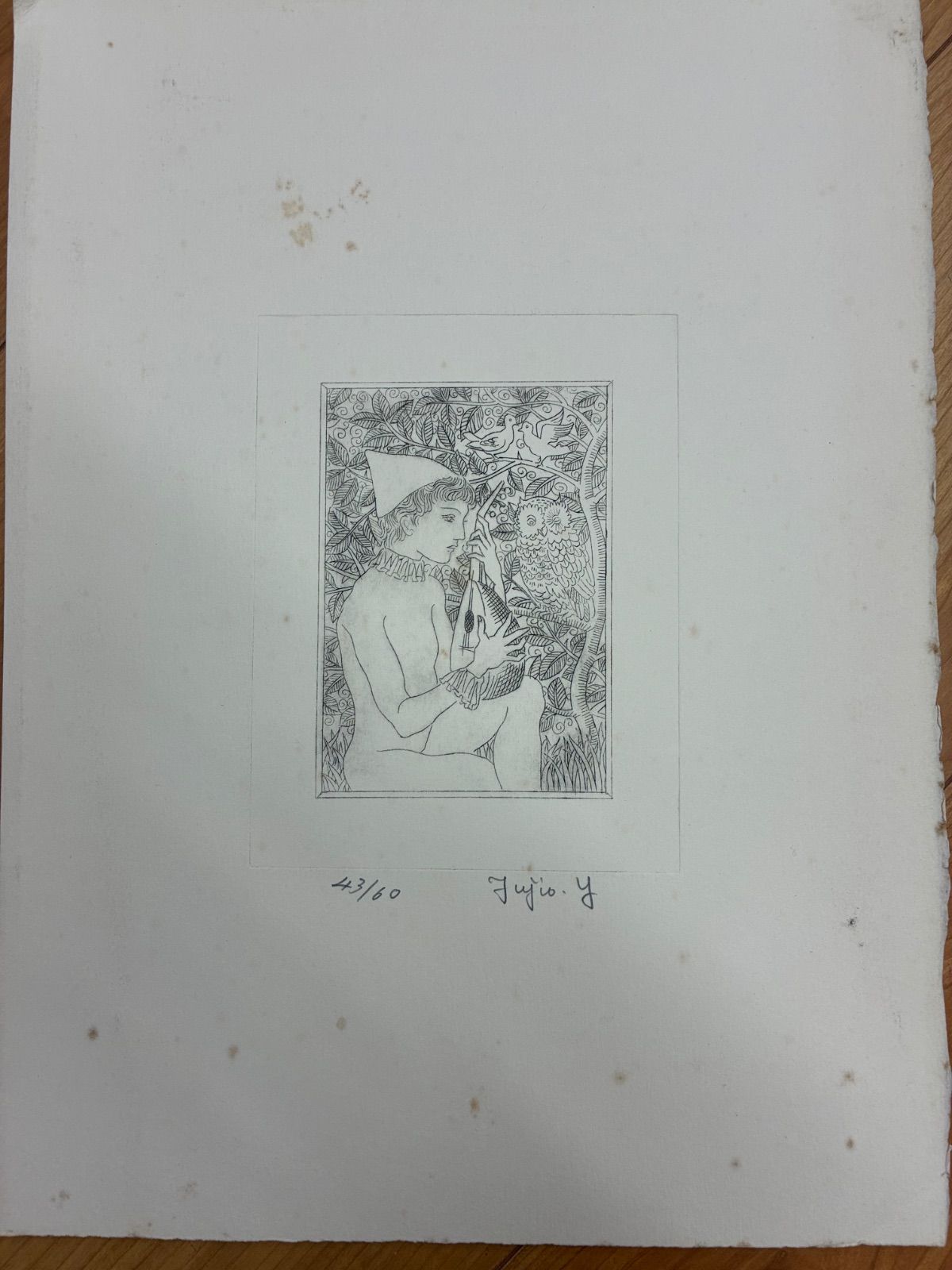 Fujio. Y 画 サイン有 額装なし 限定部数 43/60