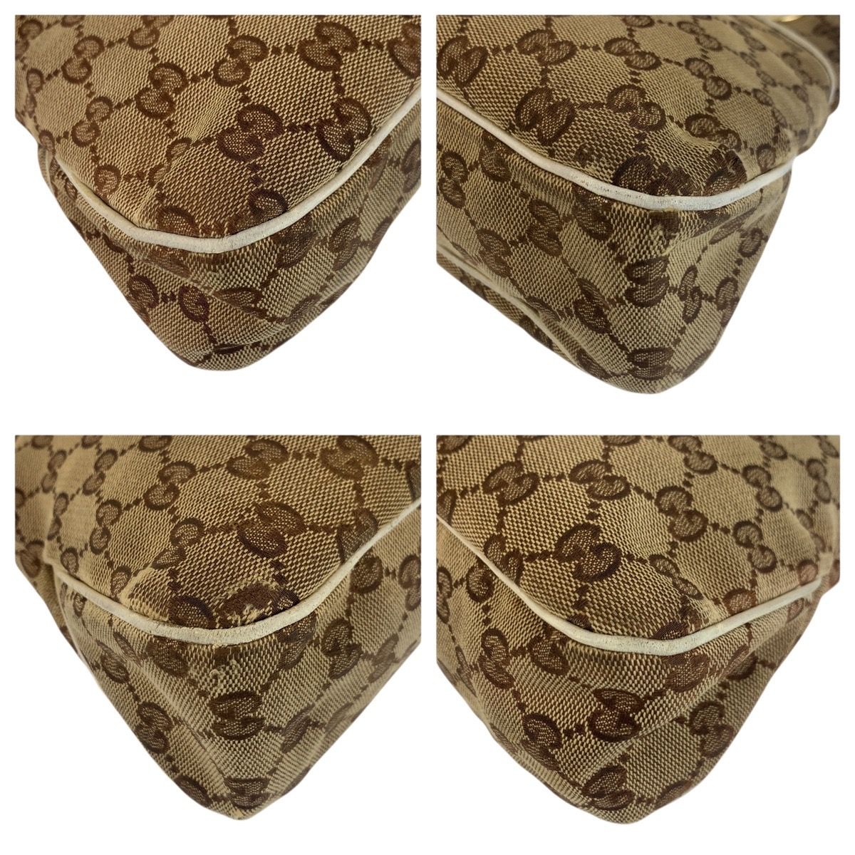 GUCCI グッチ エクリプス ベージュ アイボリー ゴールド金具 GG
