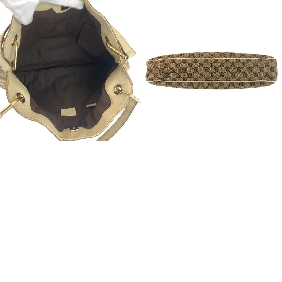GUCCI グッチ エクリプス ベージュ アイボリー ゴールド金具 GG
