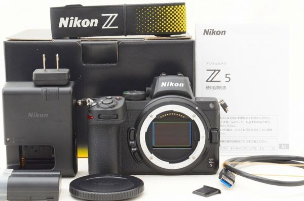 ☆極上美品☆ Nikon ニコン Z5 ボディ 元箱 付属品 Shot数 僅か 1,550