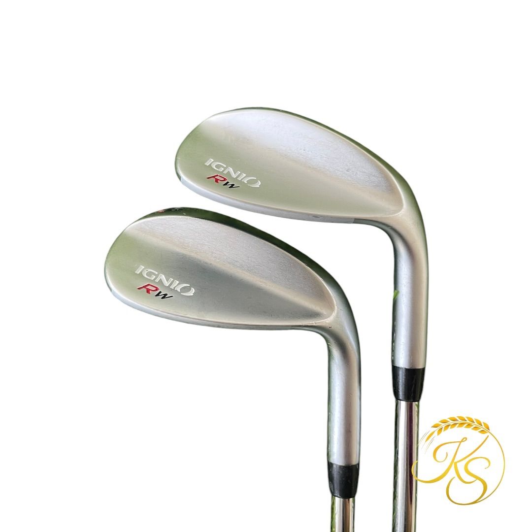 イグニオ　ウェッジ　2本　右　IGNIO　RW　52-4　56-6　スチール