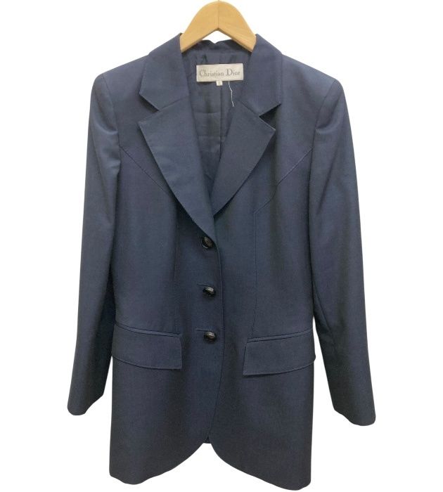 Christian Dior/クリスチャンディオール/テーラードジャケット/ネイビー/サイズ11/レディース/FB3986
