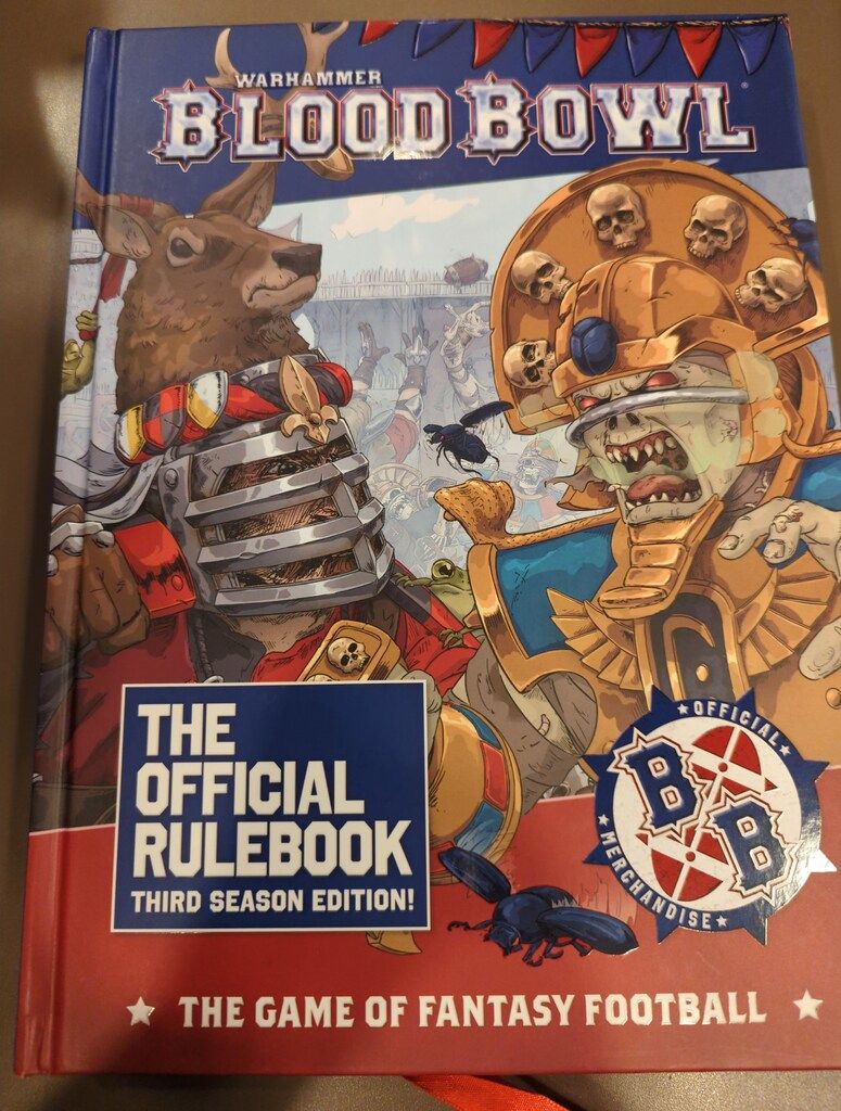 GAMES WORKSHOP WARHAMMER Blood Bowl Third Season Edition Rulebook