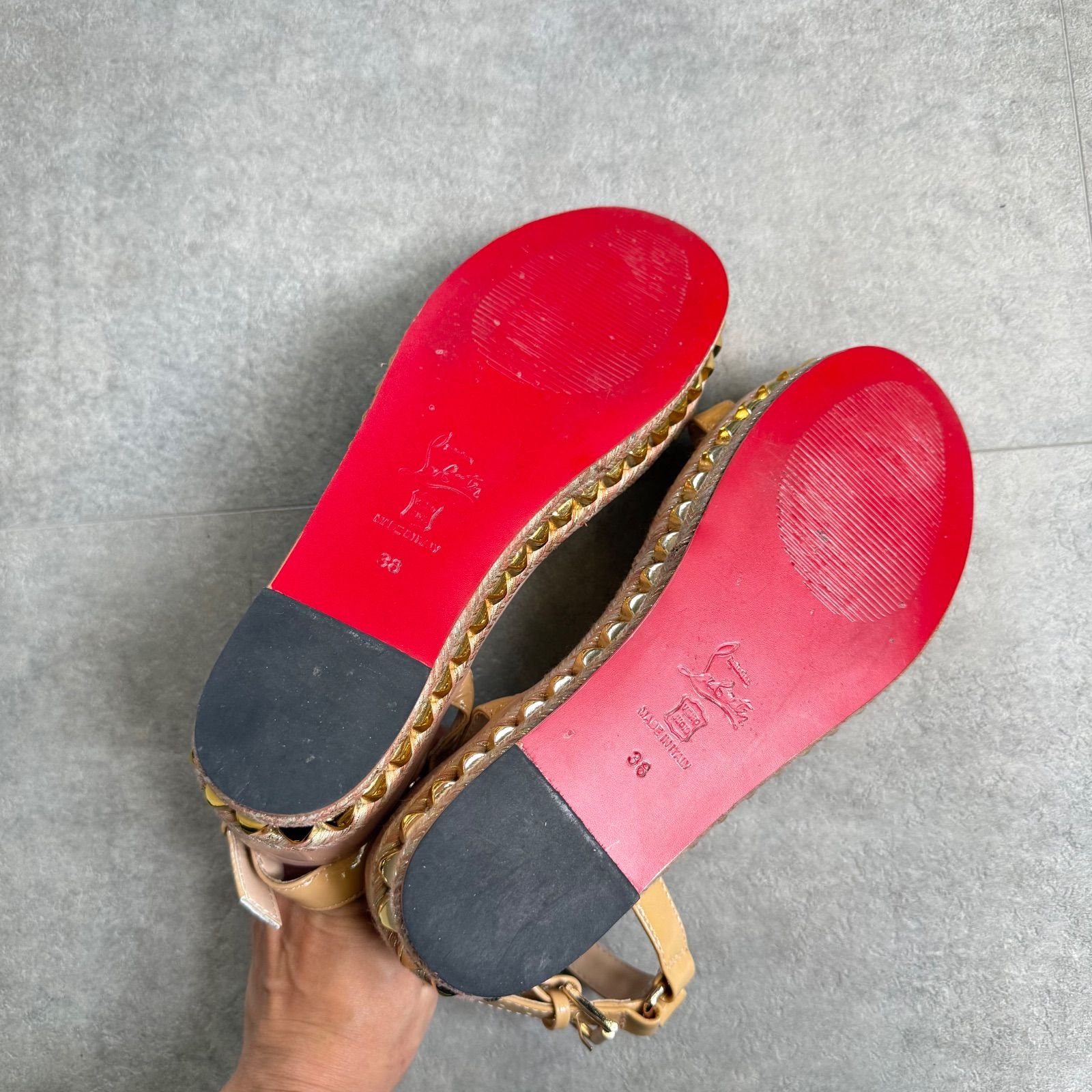 Christian Louboutin クリスチャンルブタン カタクロウ ウェッジソール