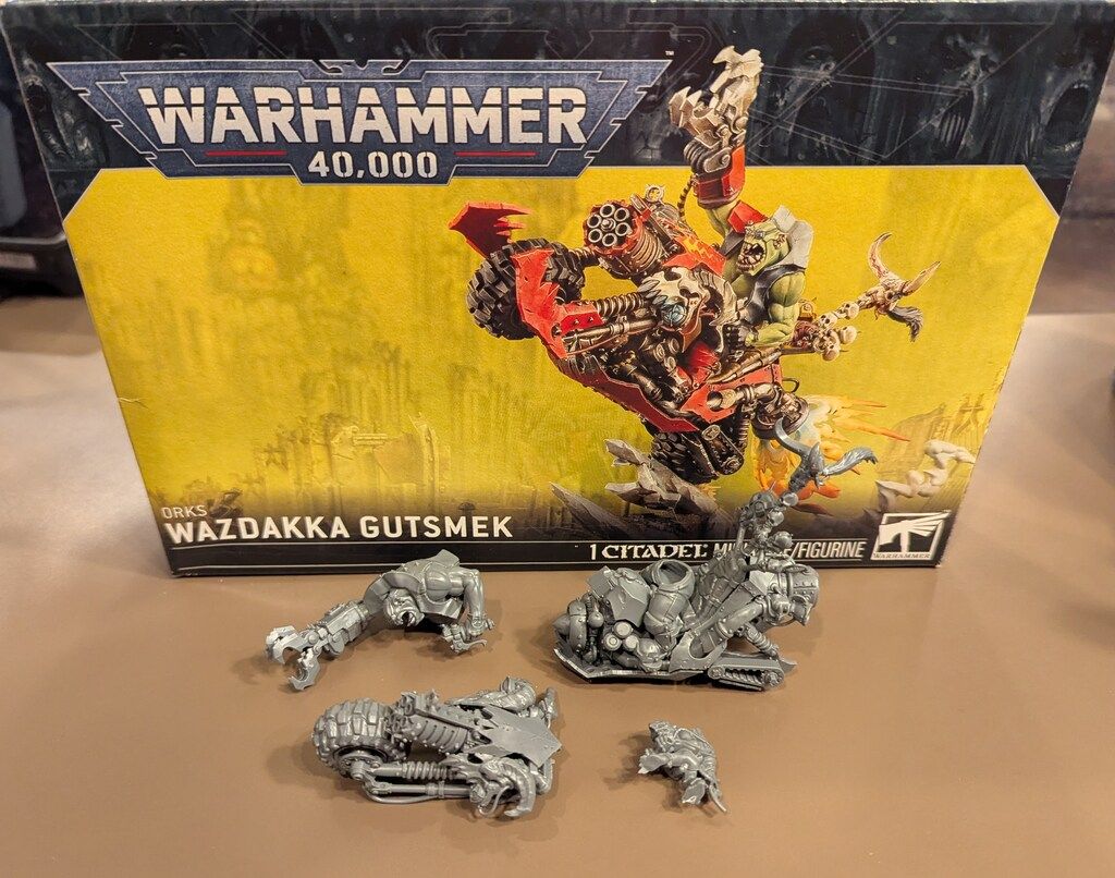 《ジャンク》 GAMES WORKSHOP WARHAMMER40000 ORKS Wazdakka Gutsmek ヴァズダッカ・ガズメク