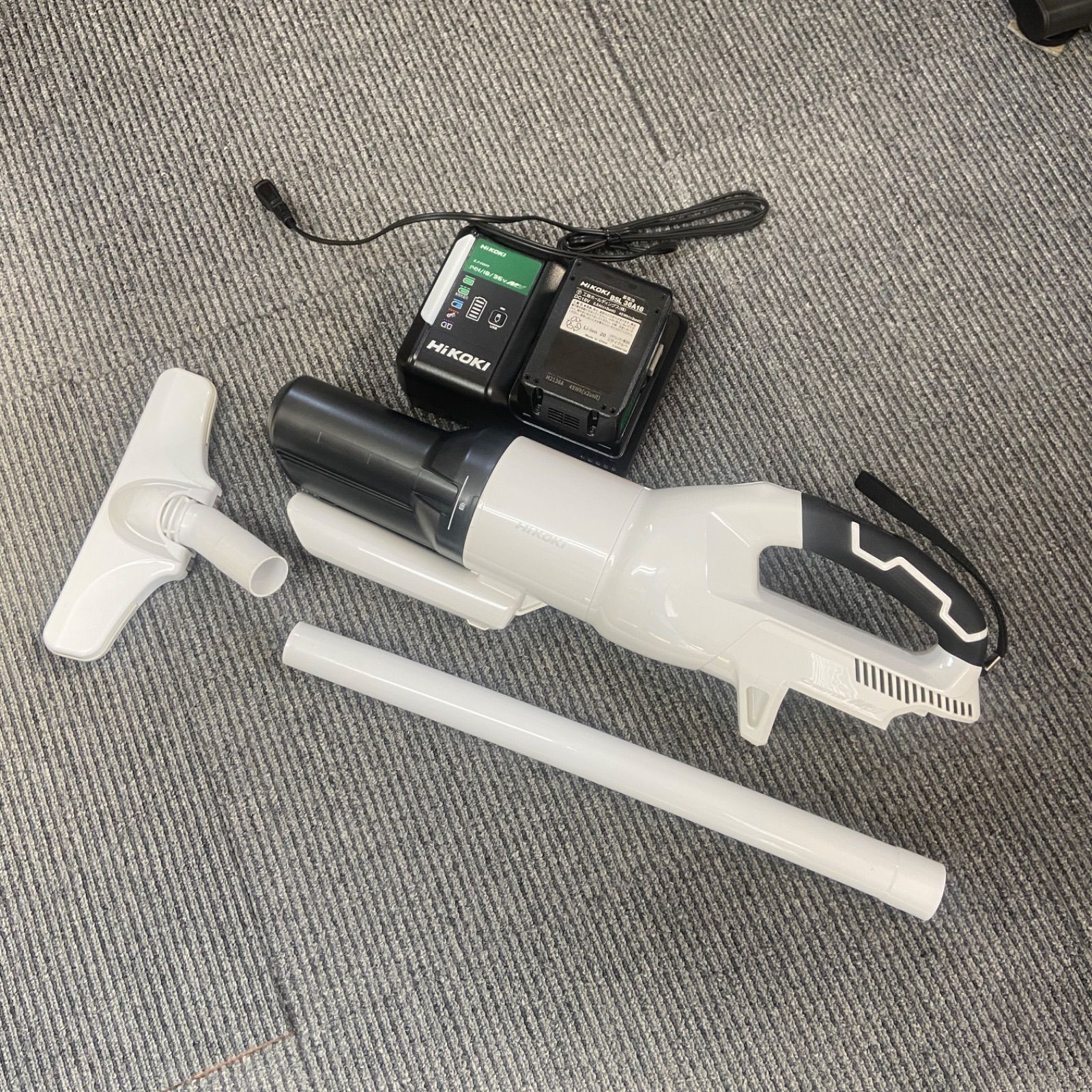 HiKOKI コードレスクリーナー R36DA(SC) バッテリー・充電器付