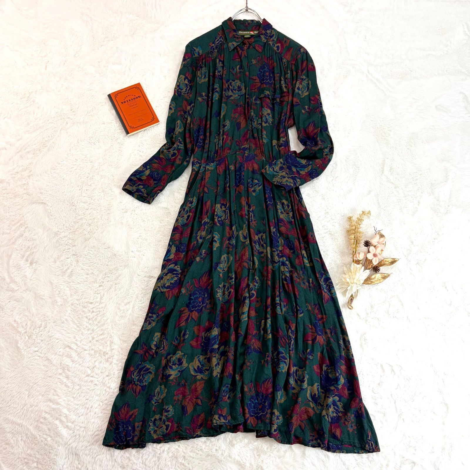 USA製 90s Vintage Outback Red アウトバックレッド 長袖 ロング 