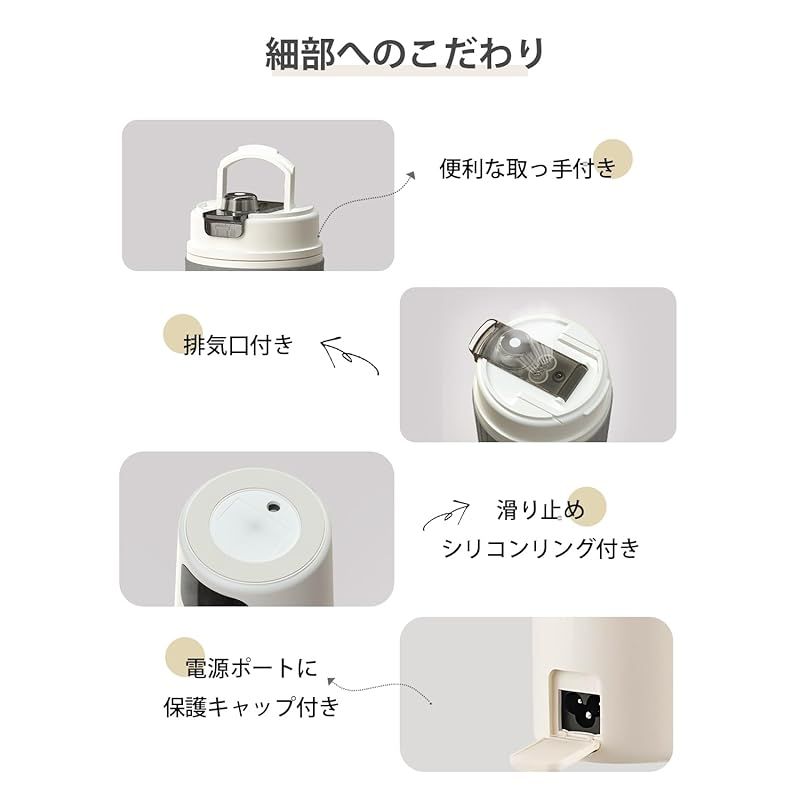 Aliliy 電気ケトル ポータブル トラベルケトル 550ml大容量 海外対応 6