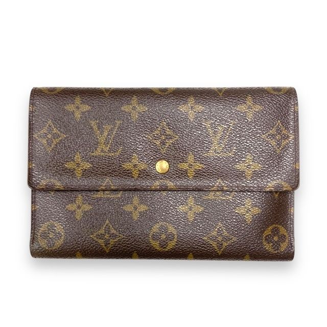 LOUISVUITTON/ルイヴィトン/モノグラムポシェットパスポール/三つ折り長財布/M60135/CA0090/FD0033