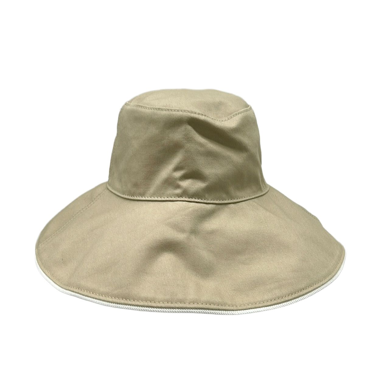 【極美品】HELEN KAMINSKI ヘレンカミンスキー コットンハット 女優 HELEN KAMINSKI(ヘレンカミンスキー) ハット ONE SIZE美品 - ベージュ