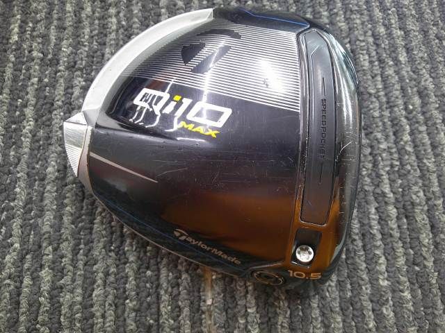 中古 ドライバー テーラーメイド Qi10 MAX/ヘッドノミ/×/10.5[2517]■博多
