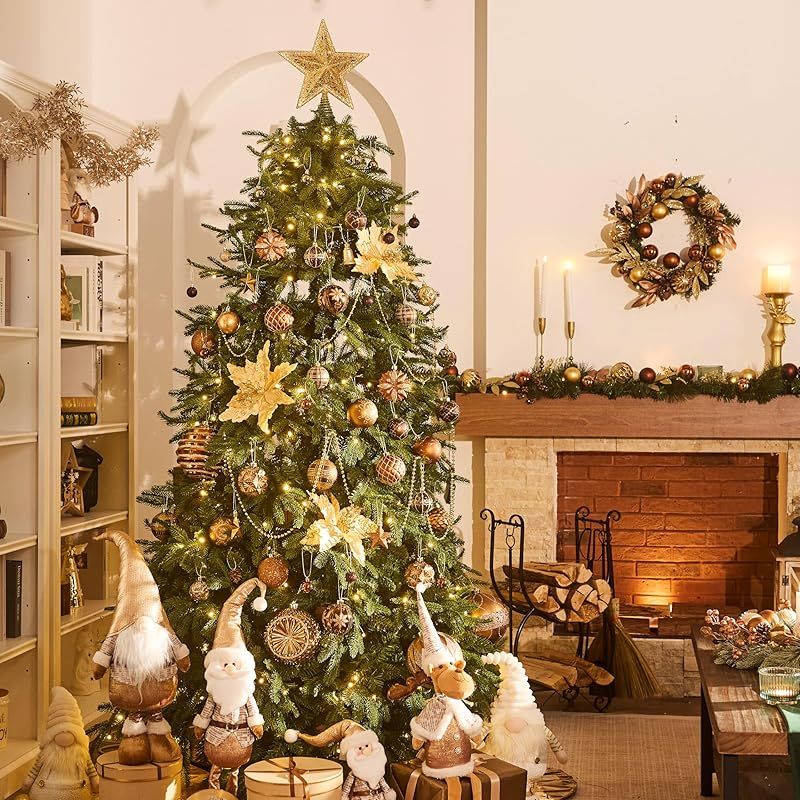 Valery Madelyn 北欧風 クリスマス ボール オーナメント ゴールド