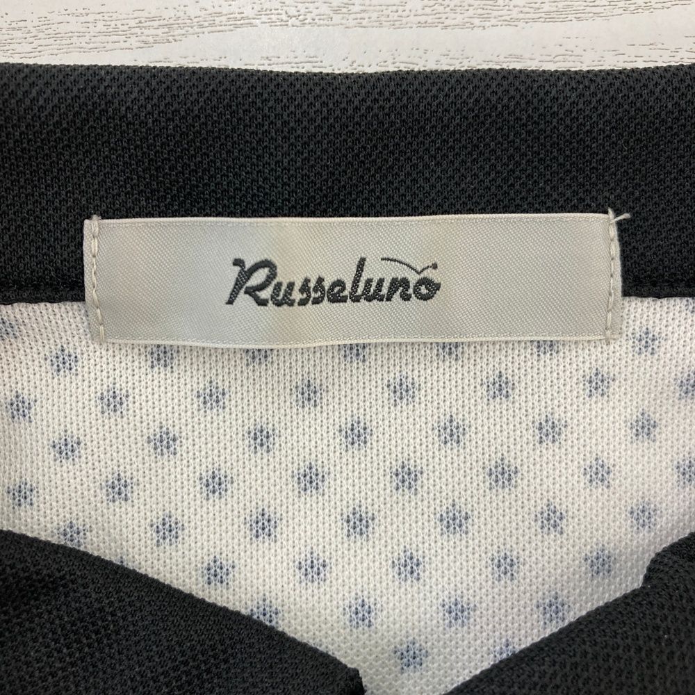 サイズ：4 RUSSELUNO ラッセルノ 半袖ポロシャツ ルチャ 星 総柄