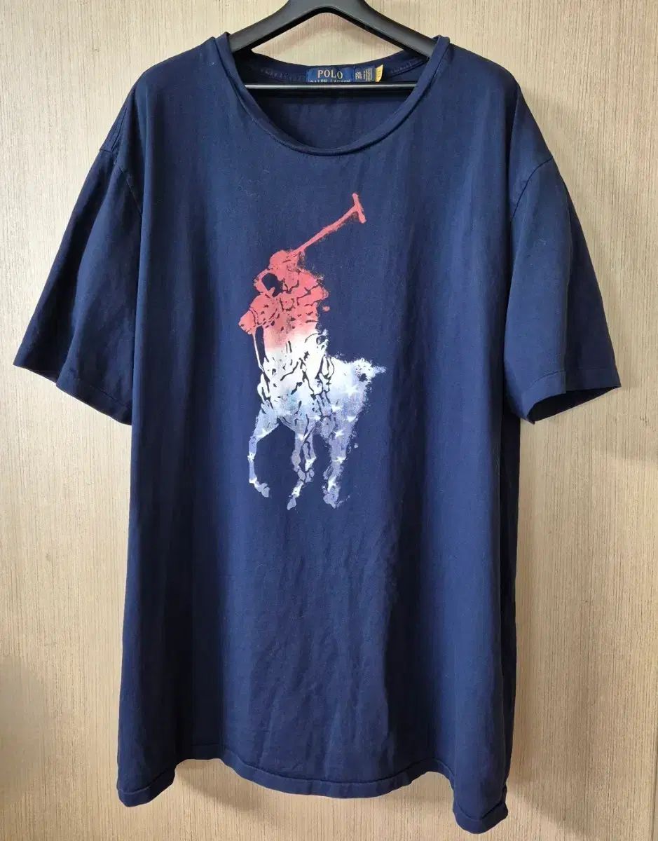 XXL ポロ ラルフローレン ネイビー ビックポニー 半袖 Tシャツ
