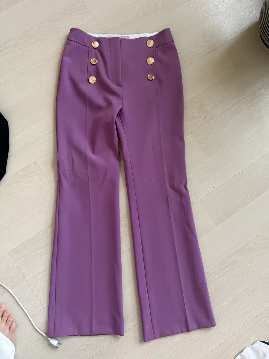 メゾンドメイ スラックス PURPLE 55