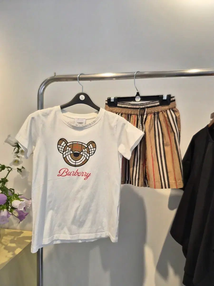 クマ 半袖 Tシャツ + ハーフパンツ セット 10y