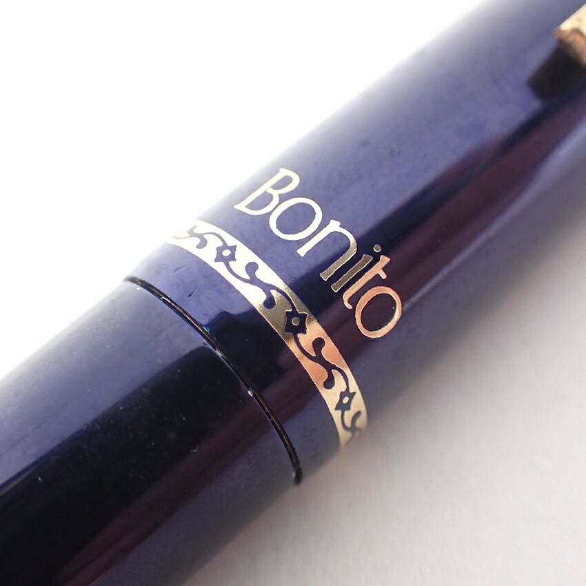 Bonito/ボニート 万年筆 樹脂×ペン先18K ブルー/j224-9