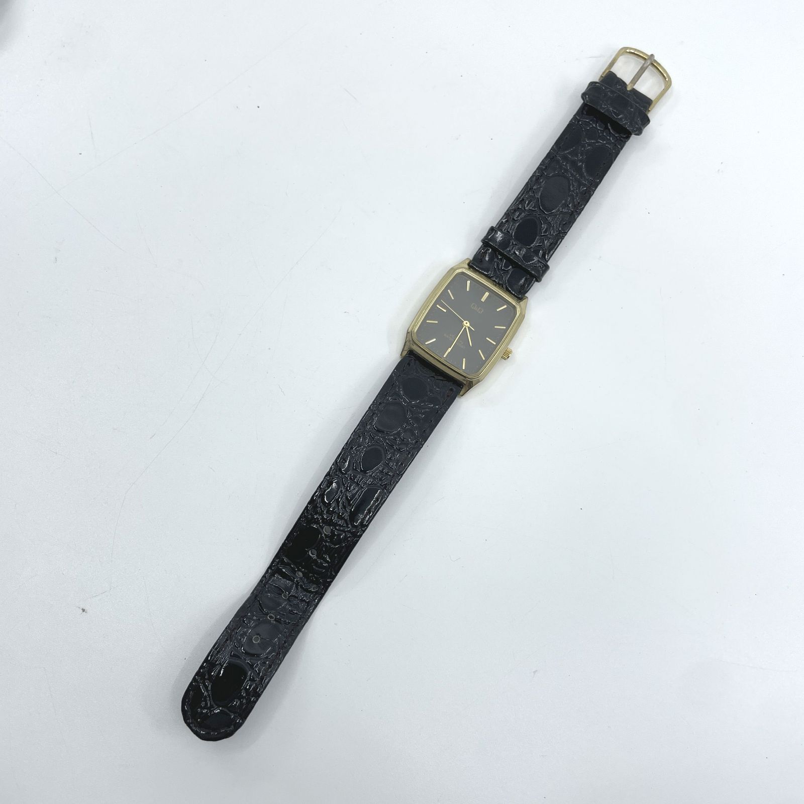 動作未確認 CITIZEN シチズン クォーツ腕時計 Q&Q VOKEN スクエア