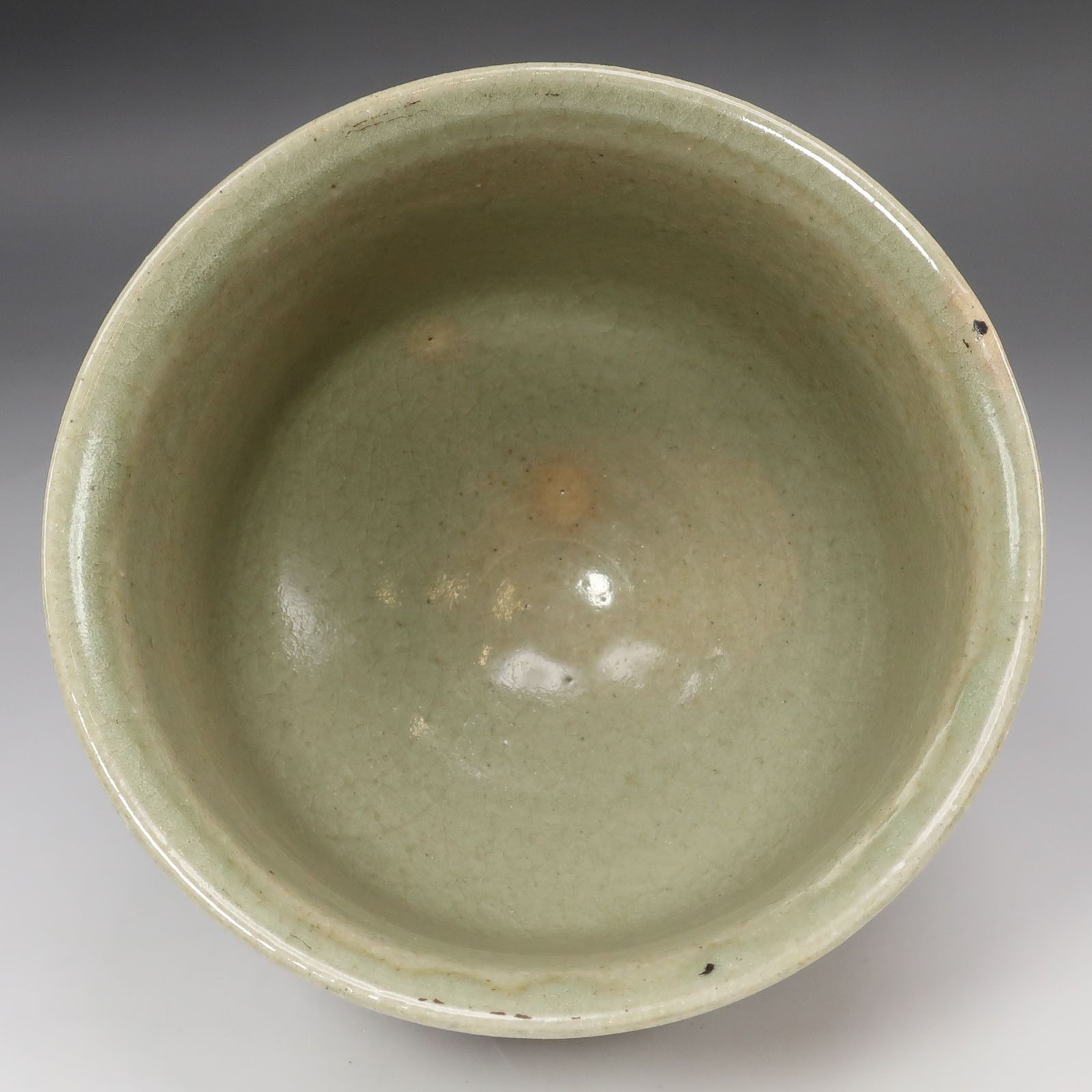 人間国宝 浜田庄司 作 】 琉球窯 赤絵 茶碗 ( 濱田庄司 ) 陶磁器 _
