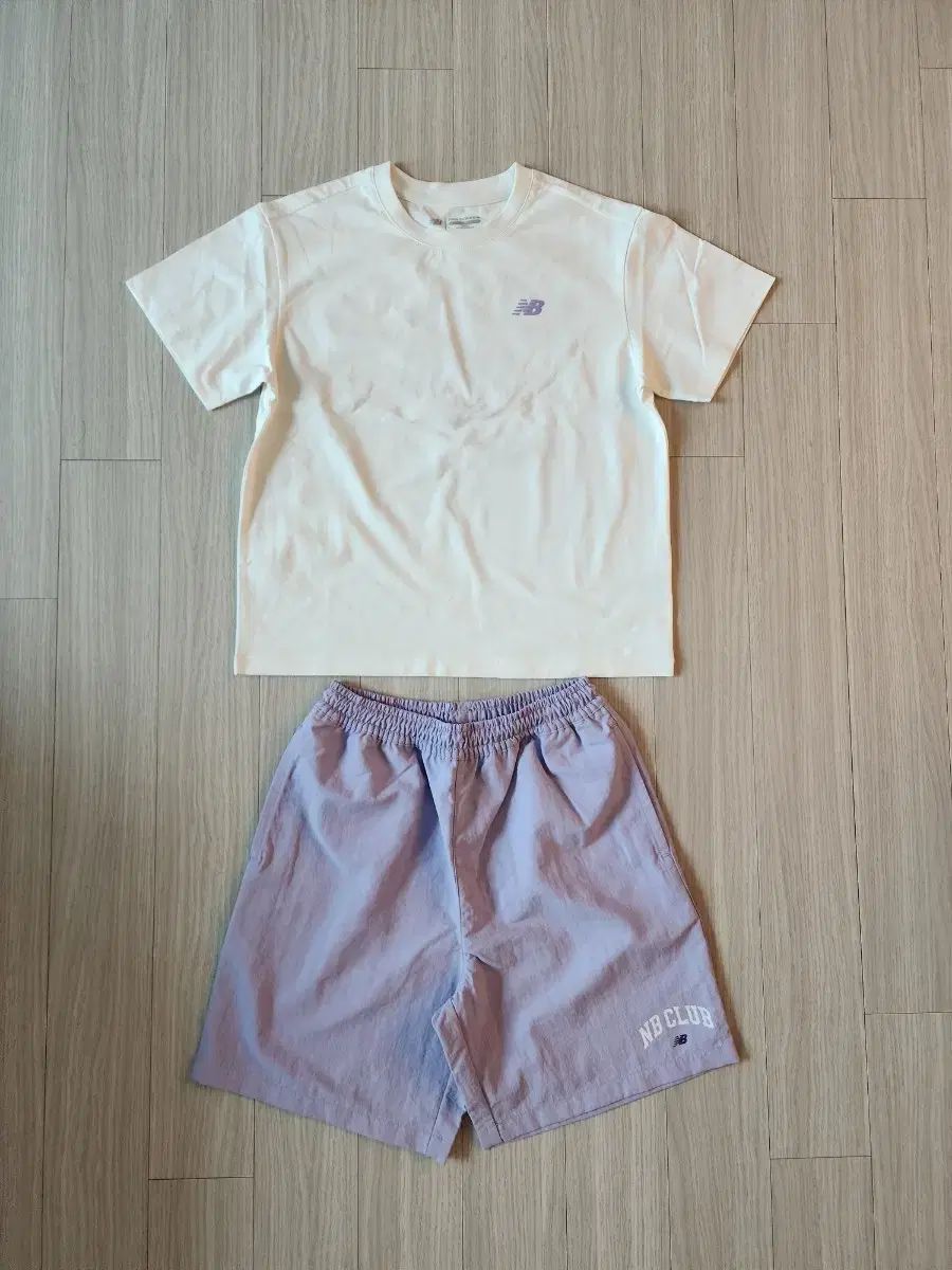 ニューバランス キッズ 半袖 + ハーフパンツ セット 130