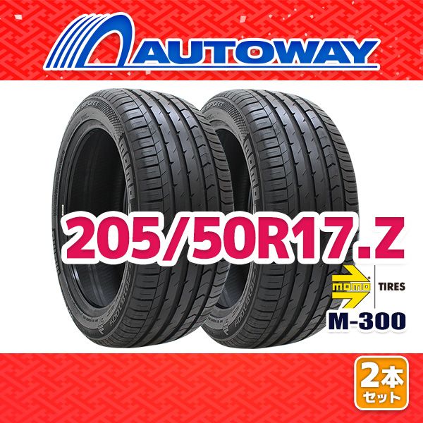 【AUTOWAY】 新品 205/50R17 サマータイヤ MOMO Tires M-300 17インチ 2本セット 夏タイヤ オートウェイ