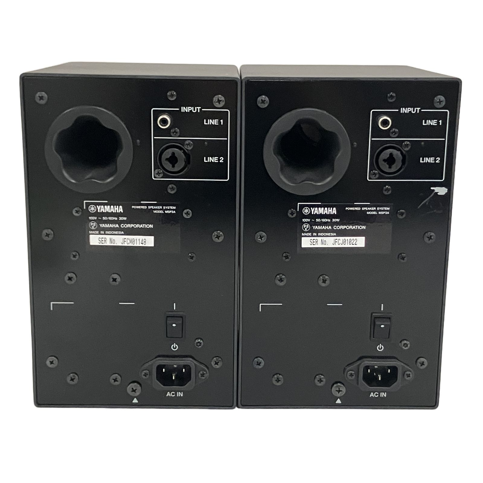 YAMAHA MSP3A パワード モニター スピーカー ペア オーディオ ヤマハ 