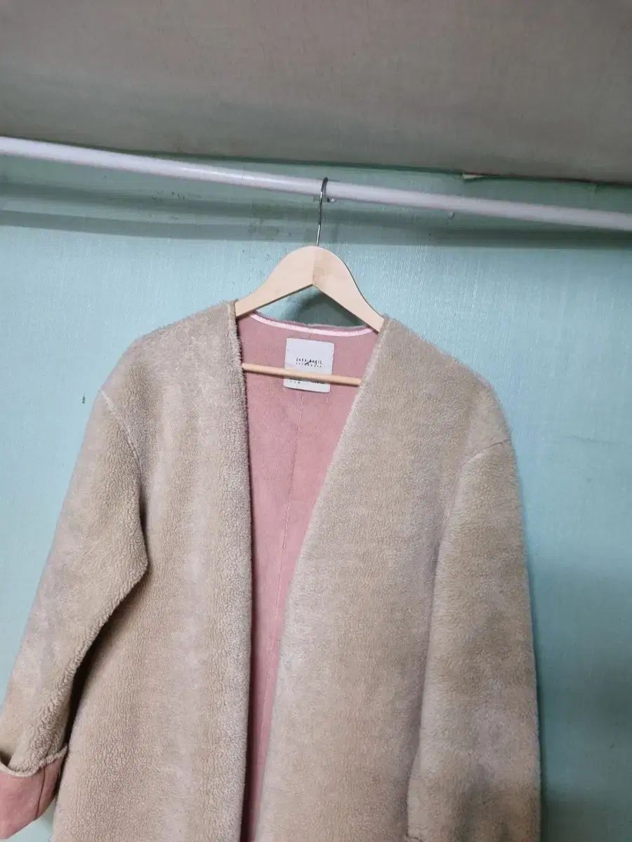 ZARA ザラ ボア ロング コート S - メルカリ