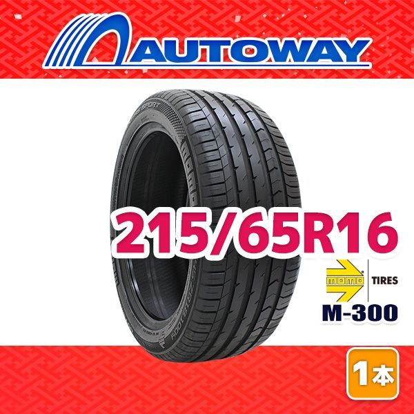 【AUTOWAY】 新品 215/65R16 サマータイヤ MOMO Tires M-300 16インチ １本売り 夏タイヤ オートウェイ