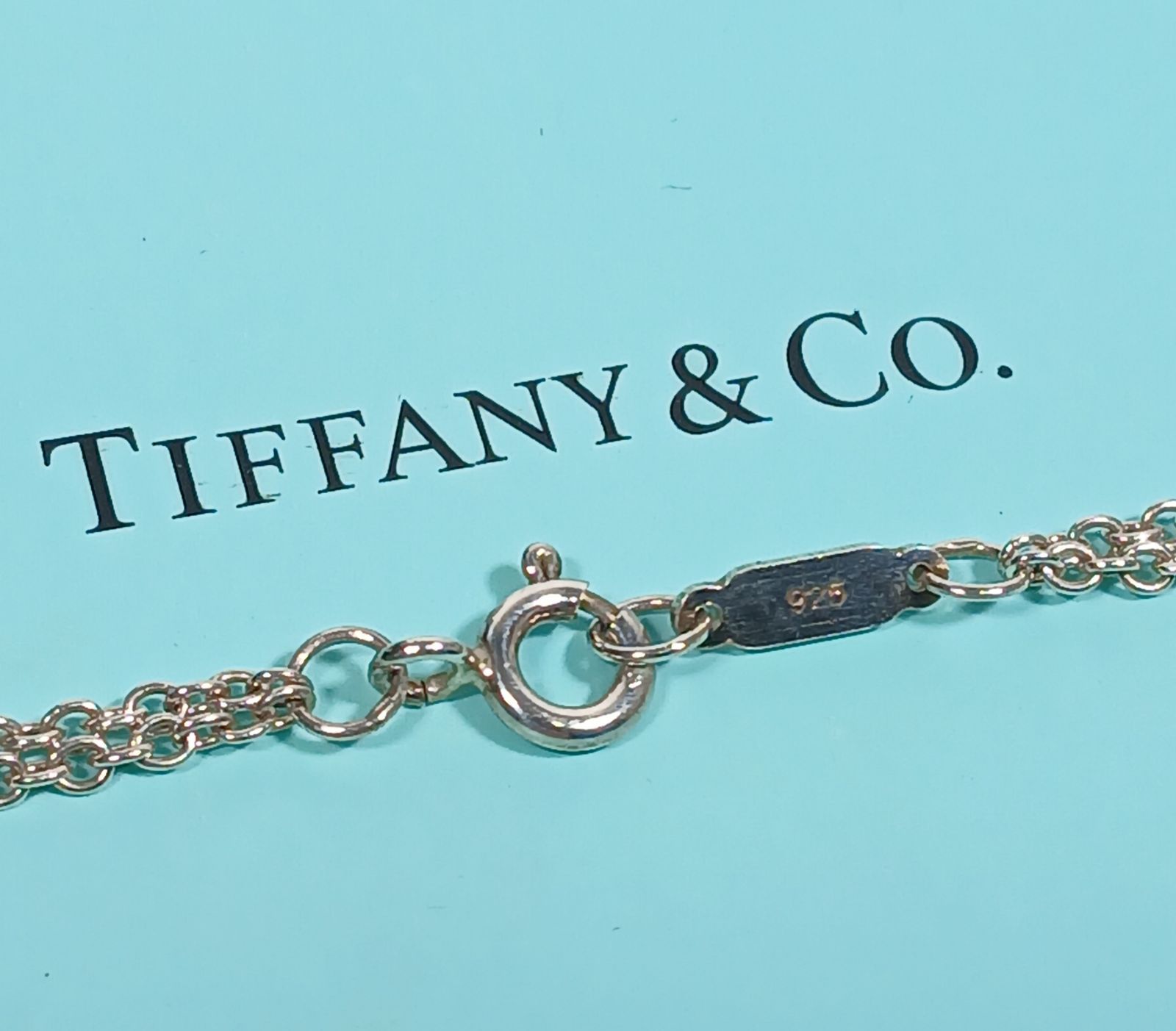 TIFFANY&Co. インフィニティ ダブルチェーン ネックレス SV925