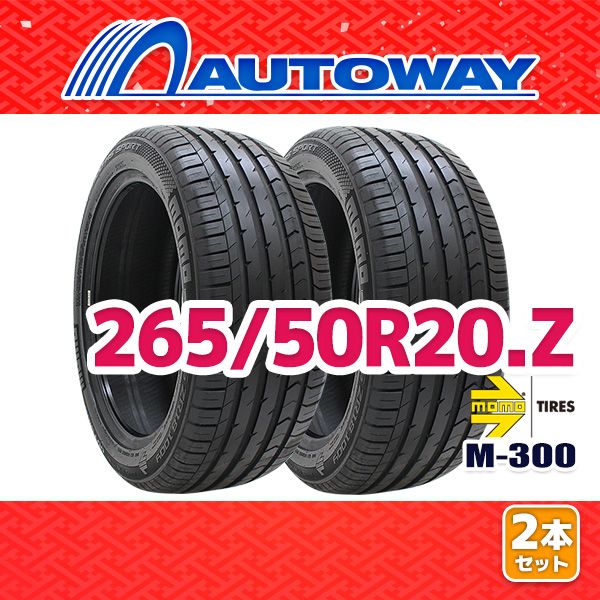 【AUTOWAY】 新品 265/50R20 サマータイヤ MOMO Tires M-300 20インチ 2本セット 夏タイヤ オートウェイ 30,407円