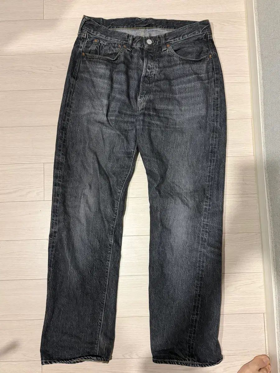 WAREHOUSE ウエアハウス 1101 used wash ブラックジーン 34x32 - メルカリ