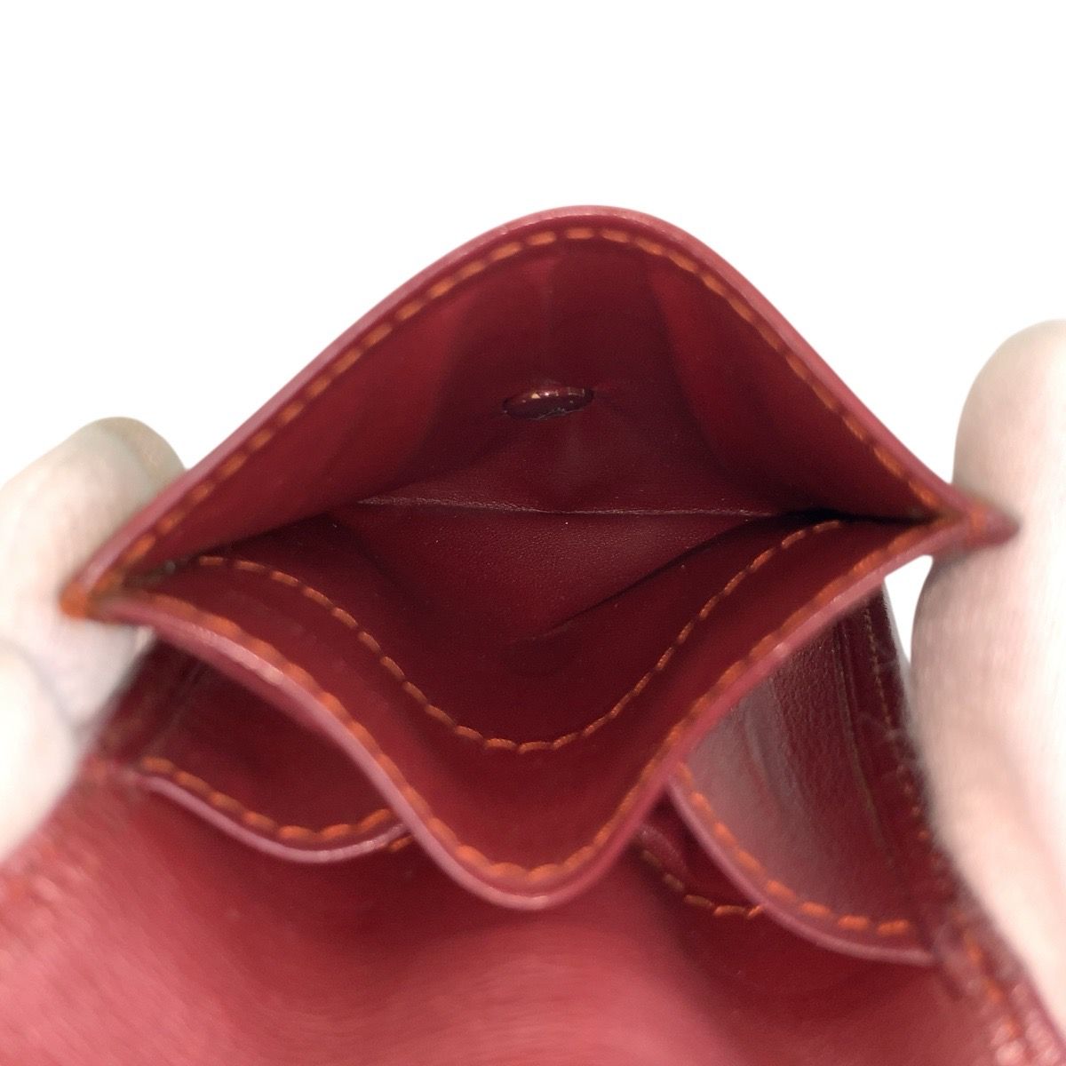 美品 CARTIER カルティエ マストライン ボルドー ゴールド金具 レザー