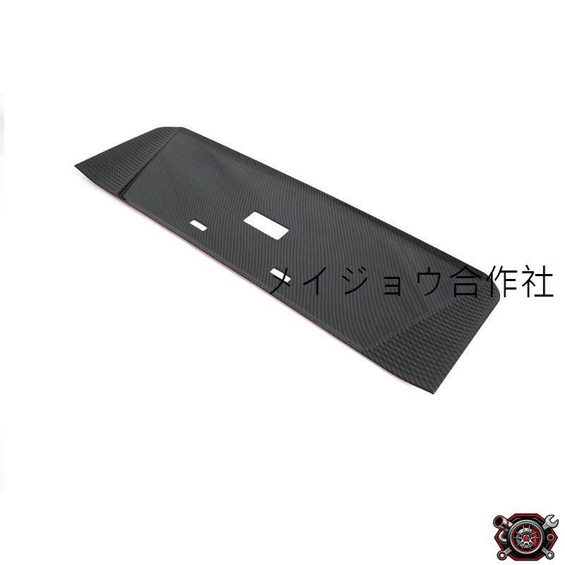 売れ筋19-22年式対応 ハイエース300系 専用 リアナンバープレートフレーム ABS製 クロームメッキ＆カーボン調 背面粘着 カスタムパーツcp518