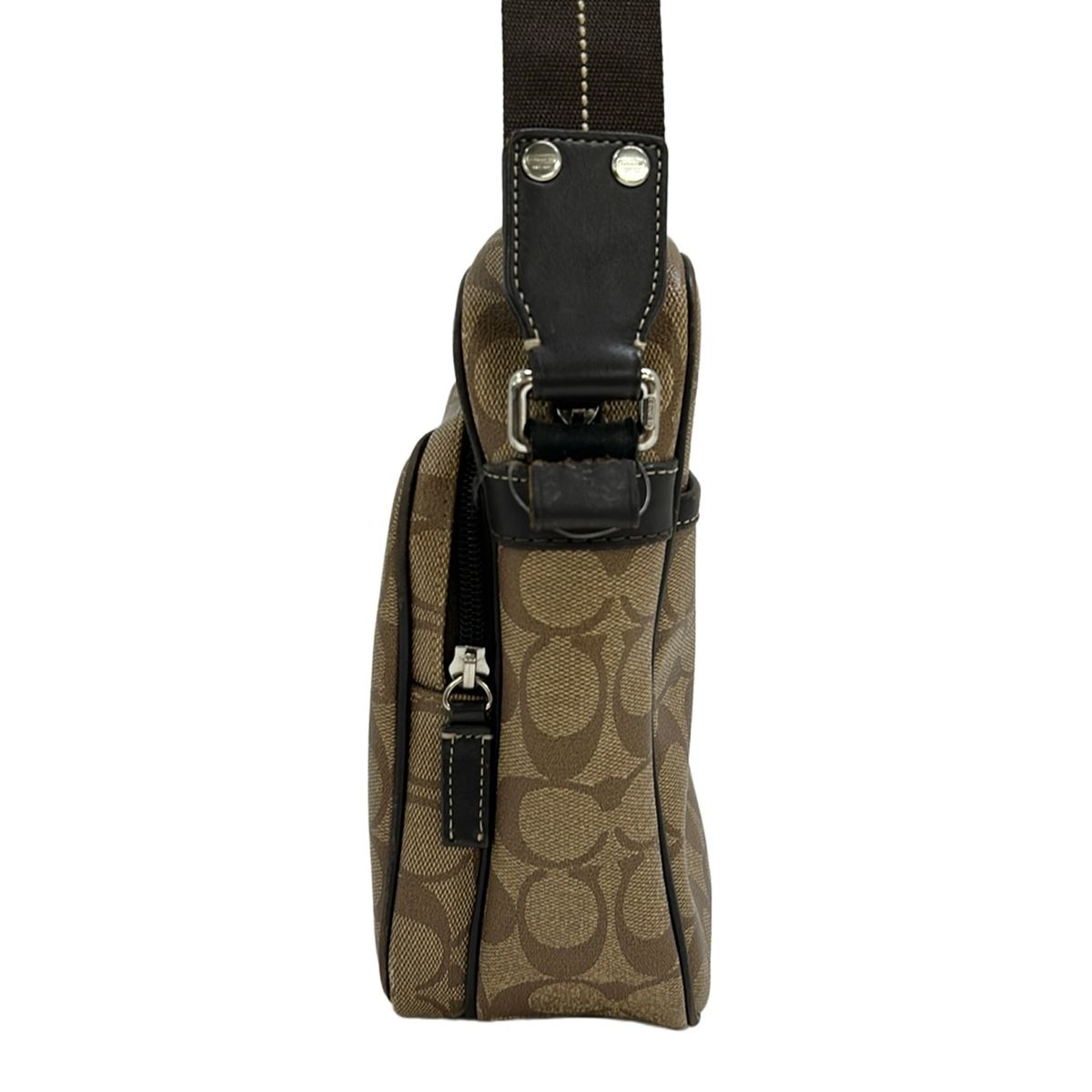 COACH(コーチ) ショルダーバッグ ヘリテージストライプシグネチャー