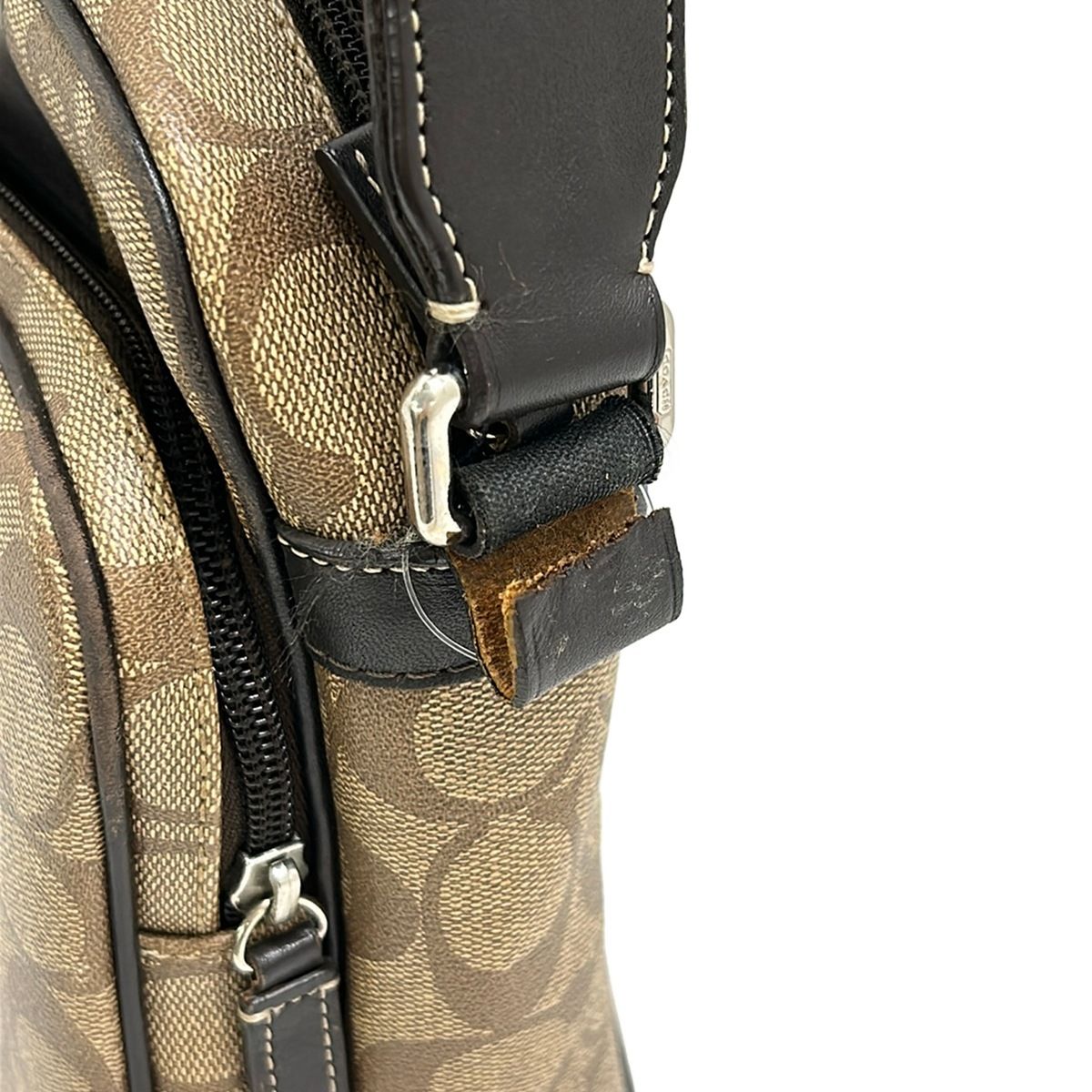 COACH(コーチ) ショルダーバッグ ヘリテージストライプシグネチャー