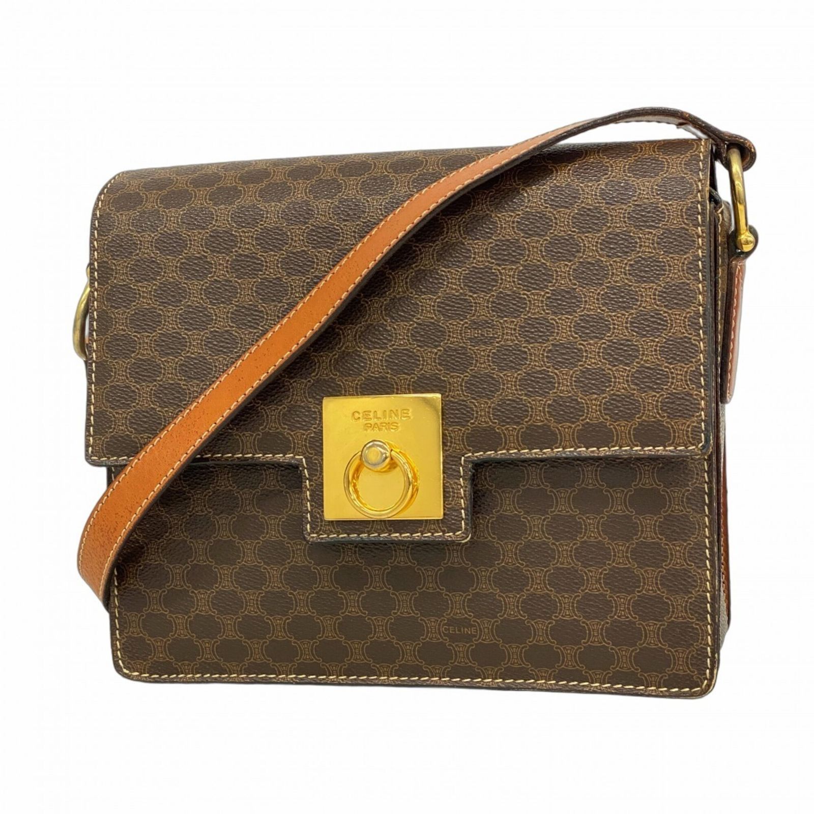 セリーヌ(Celine) セリーヌ ショルダーバッグ マカダム ブラウン 