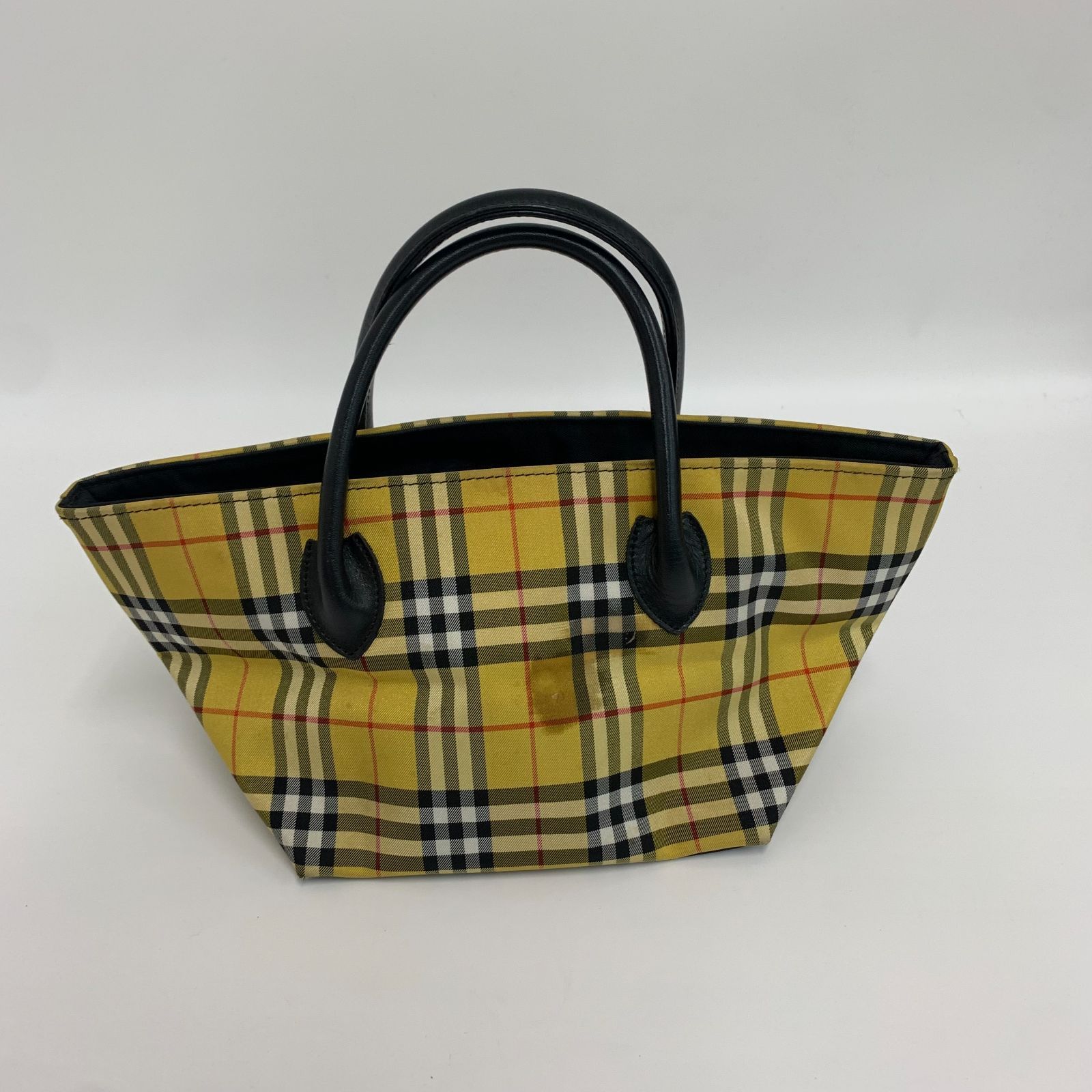 希少カラー】BURBERRY バーバリー ノバチェック トートバッグ 黄色