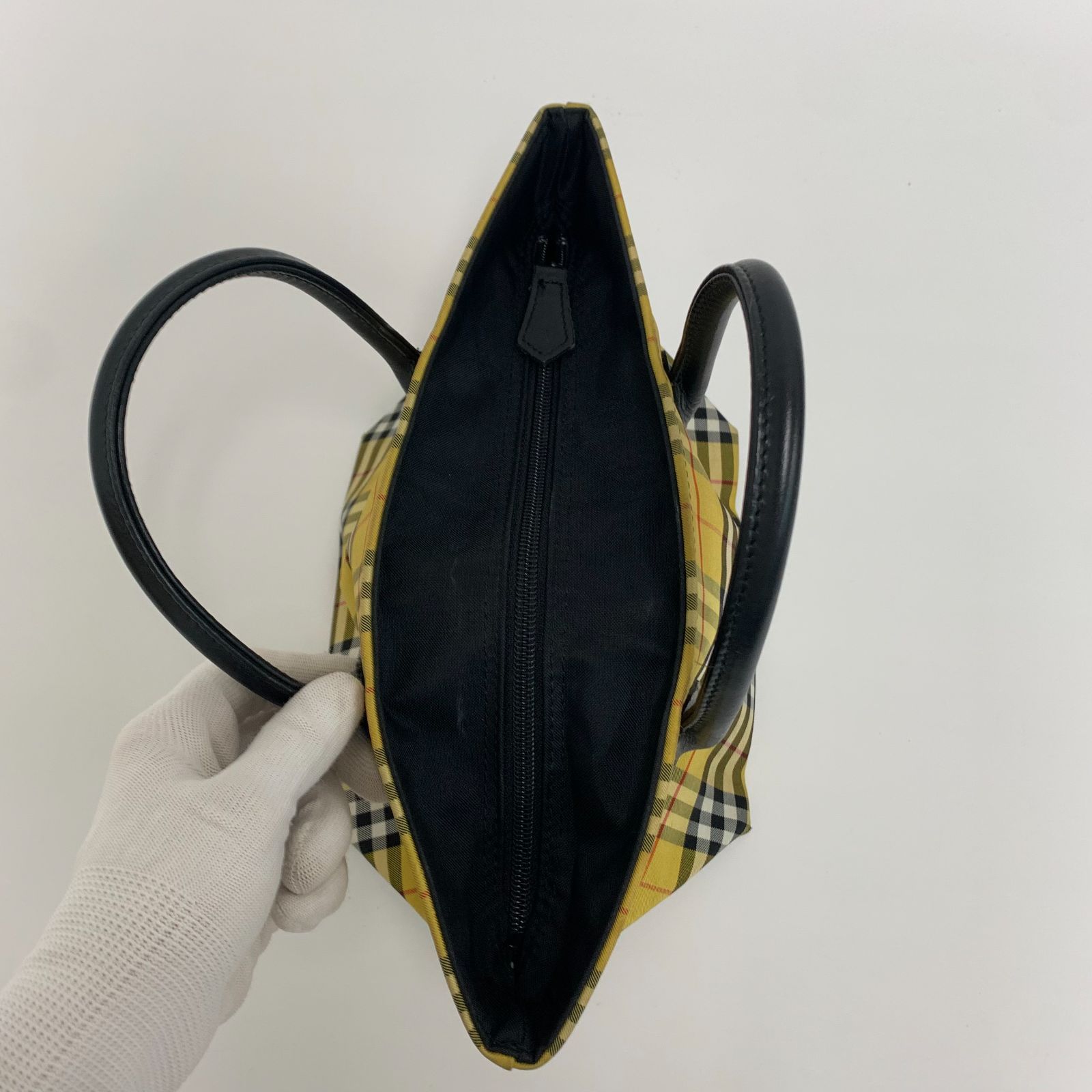 希少カラー】BURBERRY バーバリー ノバチェック トートバッグ 黄色