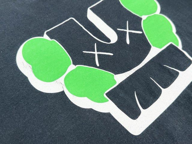 KAWS カウズ　アンダーカバー　UNDERCOVER 2001春夏　レア　緑 アンダーカバー UNDERCOVER ×KAWS カウズ 01SS スタッフ限定 非売品 L