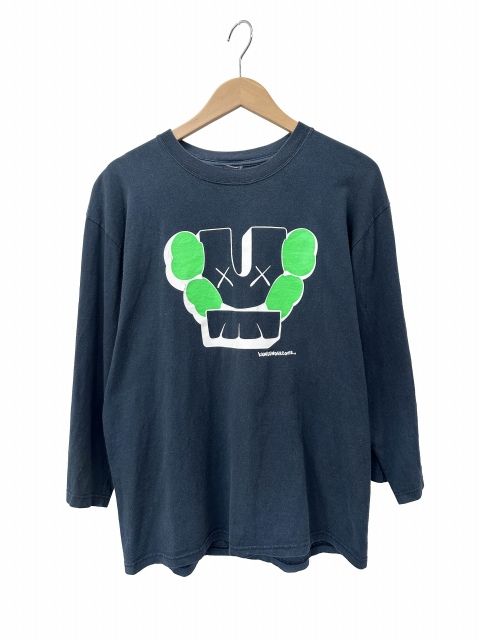 KAWS カウズ　アンダーカバー　UNDERCOVER 2001春夏　レア　緑 アンダーカバー UNDERCOVER ×KAWS カウズ 01SS スタッフ限定 非売品 L