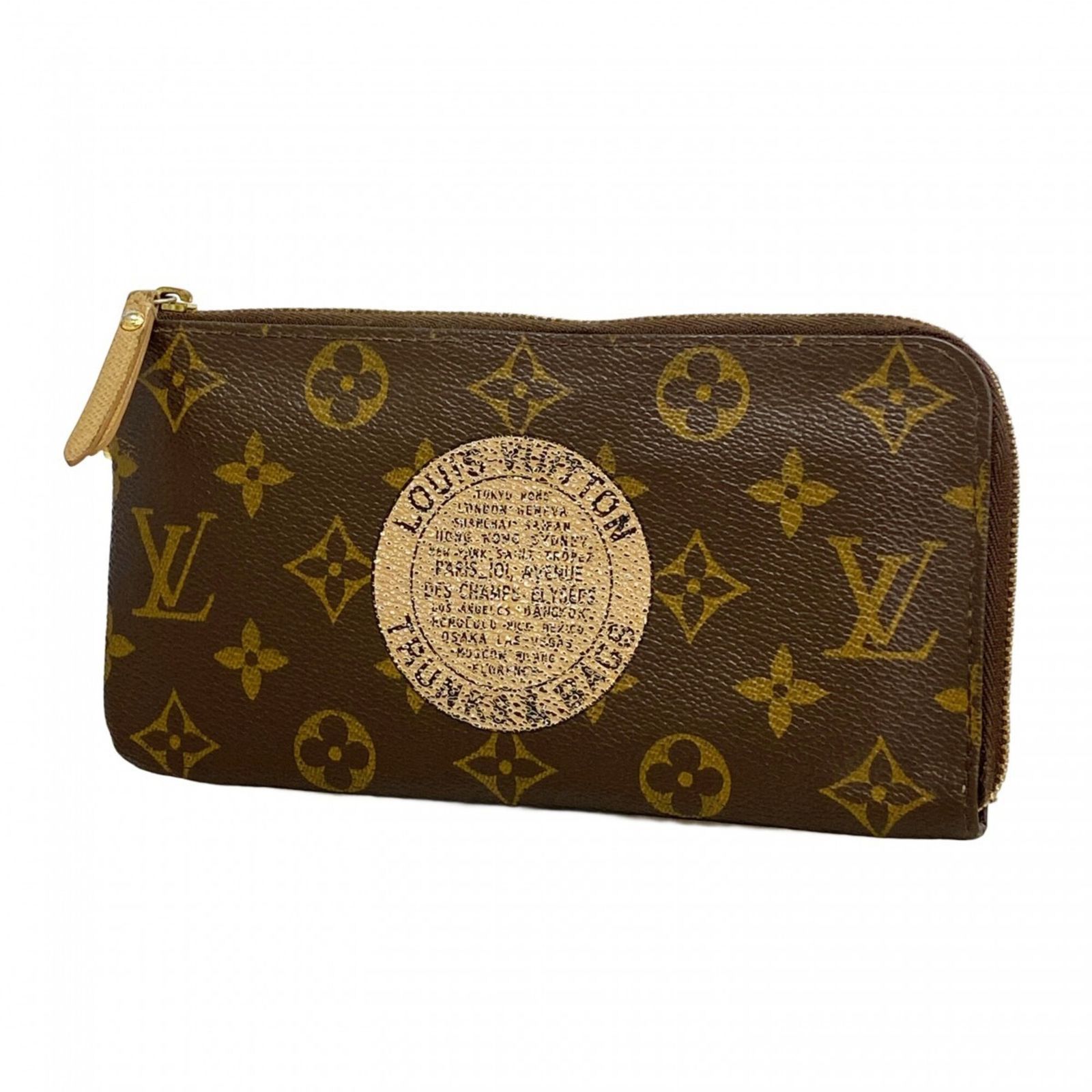 ルイ・ヴィトン(Louis Vuitton) ルイ・ヴィトン 長財布 モノグラム T&B ポルトフォイユコンプリス M58024 ブラウンレディース