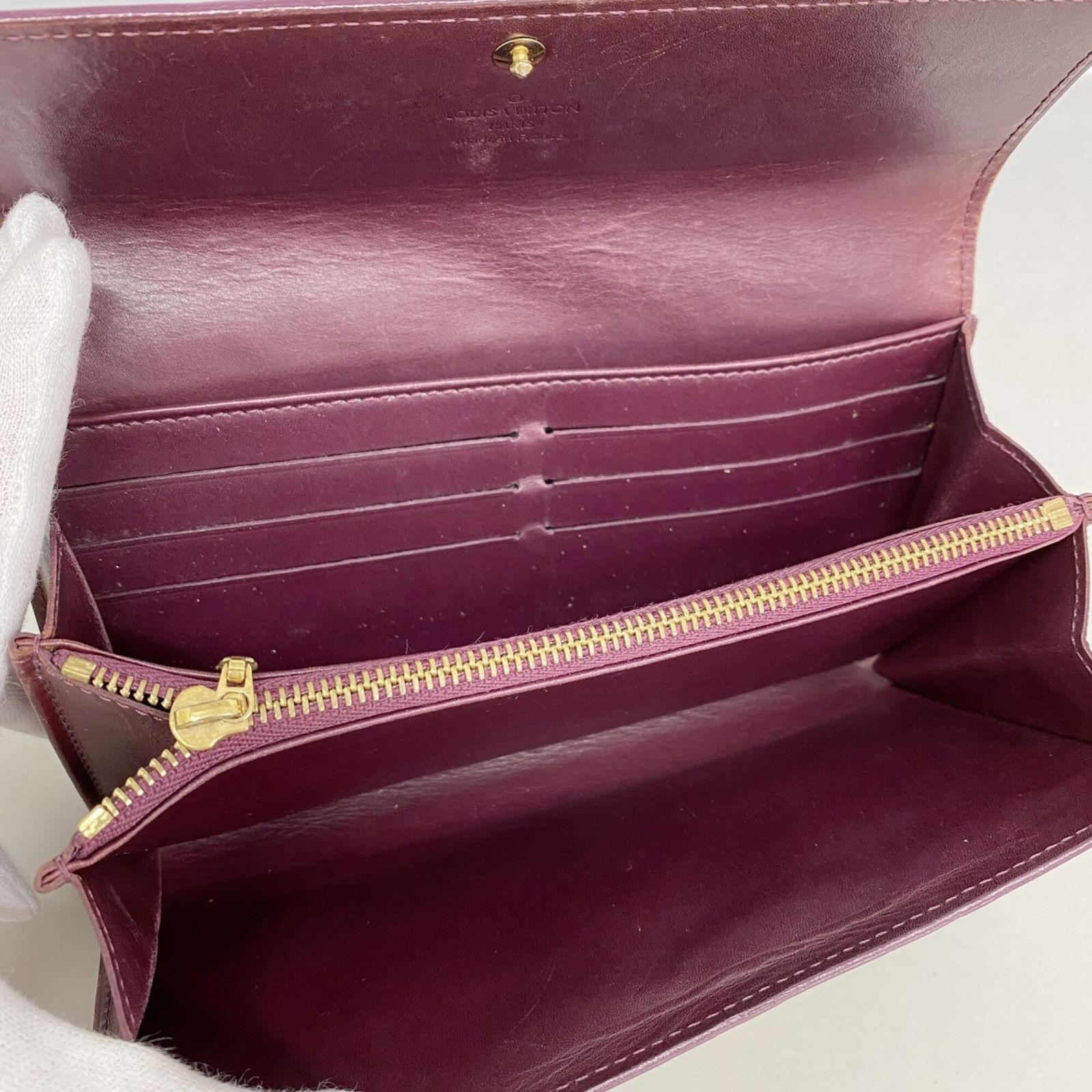 ルイ・ヴィトン(Louis Vuitton) ルイ・ヴィトン 長財布 ヴェルニ