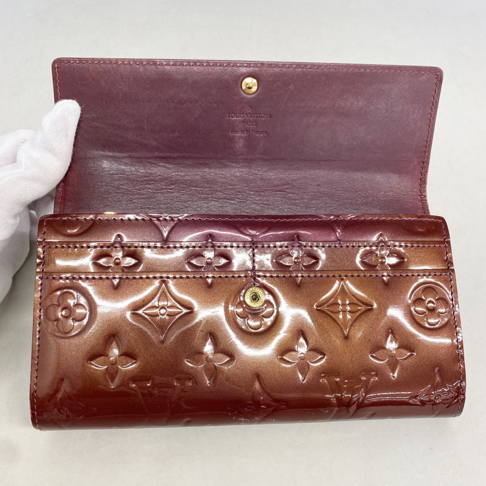 ルイ・ヴィトン(Louis Vuitton) ルイ・ヴィトン 長財布 ヴェルニ