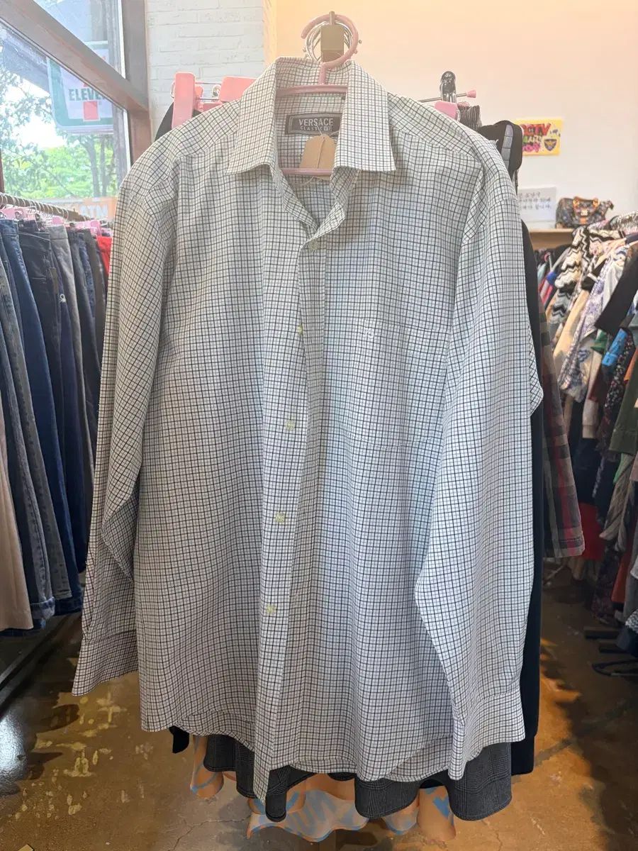ヴェルサーチェ クラシック CHECK シャツ
