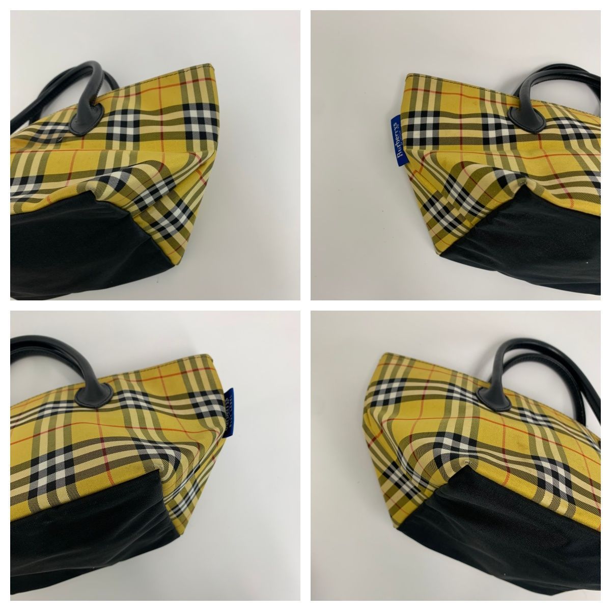 希少カラー】BURBERRY バーバリー ノバチェック トートバッグ 黄色 