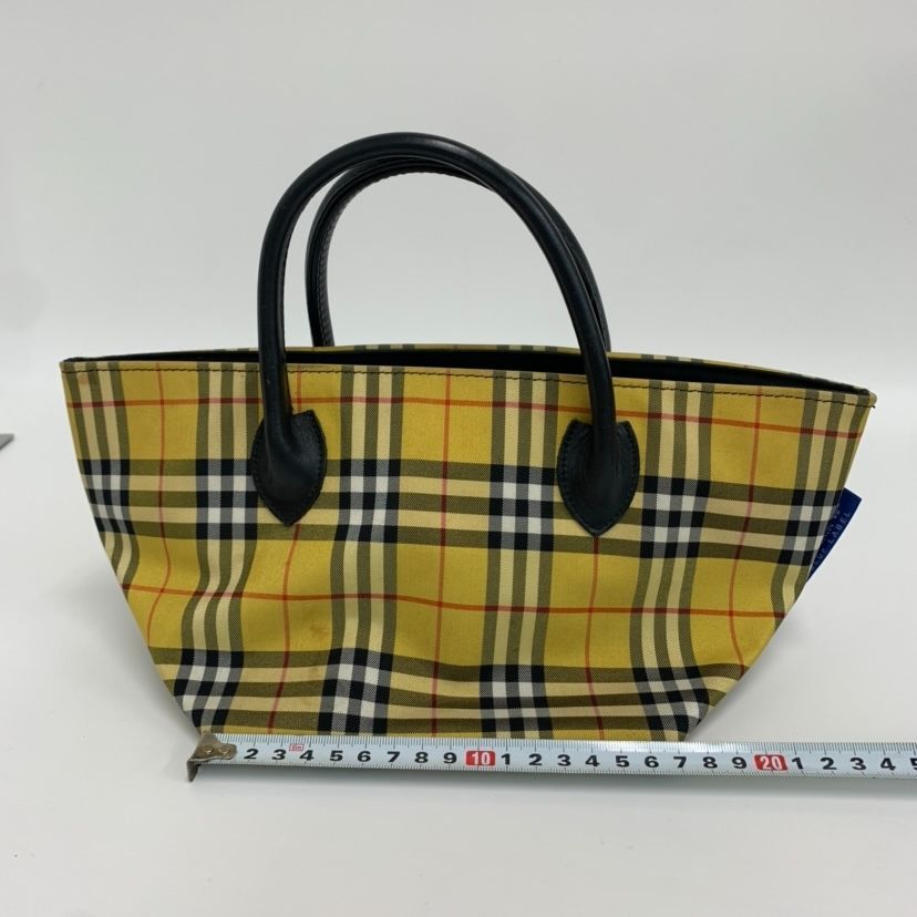 希少 BURBERRY 大きいトートバック ノバチェック シャドーホース
